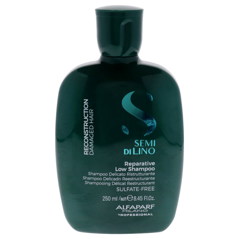 Alfaparf Milano Semi Di Lino Reconstruction Reparative Low Shampoo by Alfaparf Milano for Unisex - 8.45 oz Shampoo