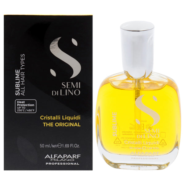 Alfaparf Milano Semi Di Lino Sublime Cristalli Liquidi The Original by Alfaparf Milano for Unisex - 1.69 oz Treatment