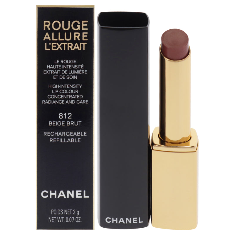 Chanel Rouge Allure Lextrait Lipstick - 812 Beige Brut by Chanel for Women - 0.07 oz Lipstick (Refillable)