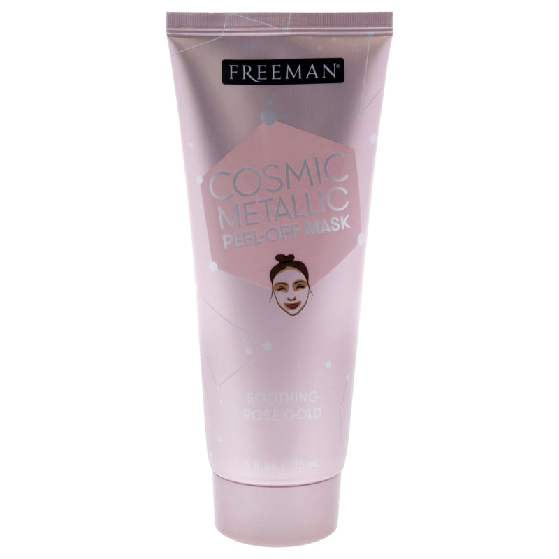 Freeman Cosmic Metallic Peel-Off Mask - Soothing Rose Gold by Freeman for Women - 6 oz Mask