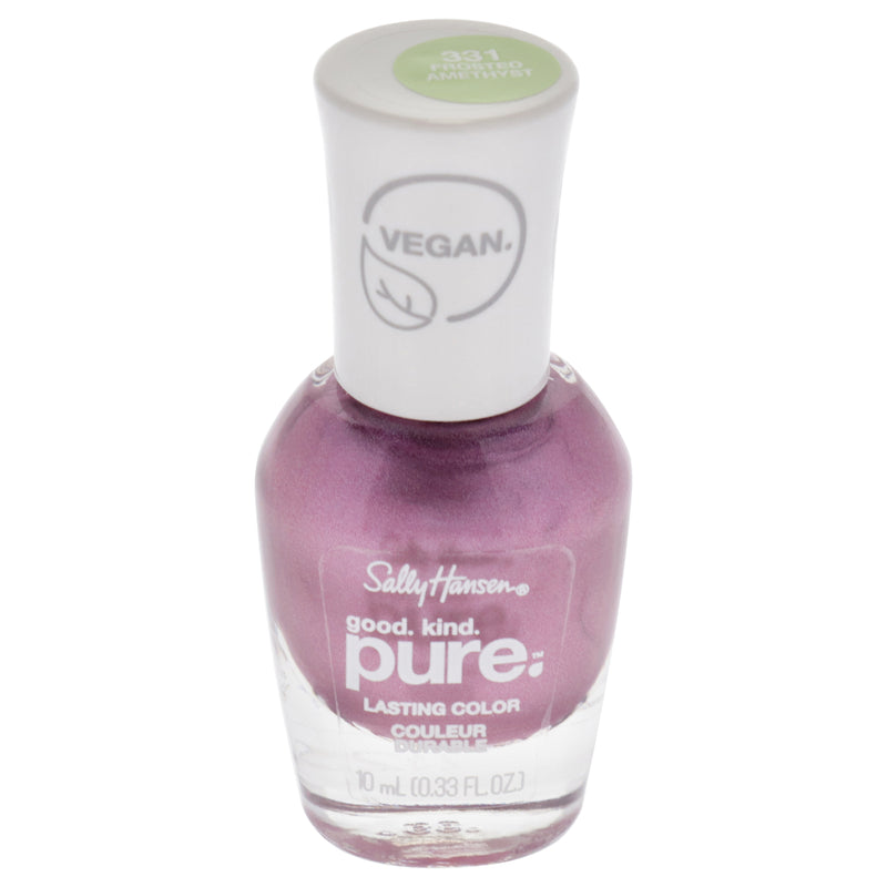 Sally Hansen Good Kind Pure Vegan - 331 Frosted Amethyst by Sally Hansen for Women - 0.33 oz Nail Polish