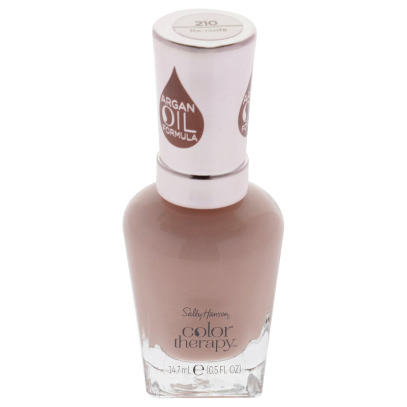 Sally Hansen Color Therapy Nail Polish - 210 Re-nude by Sally Hansen for Women - 0.5 oz Nail Polish