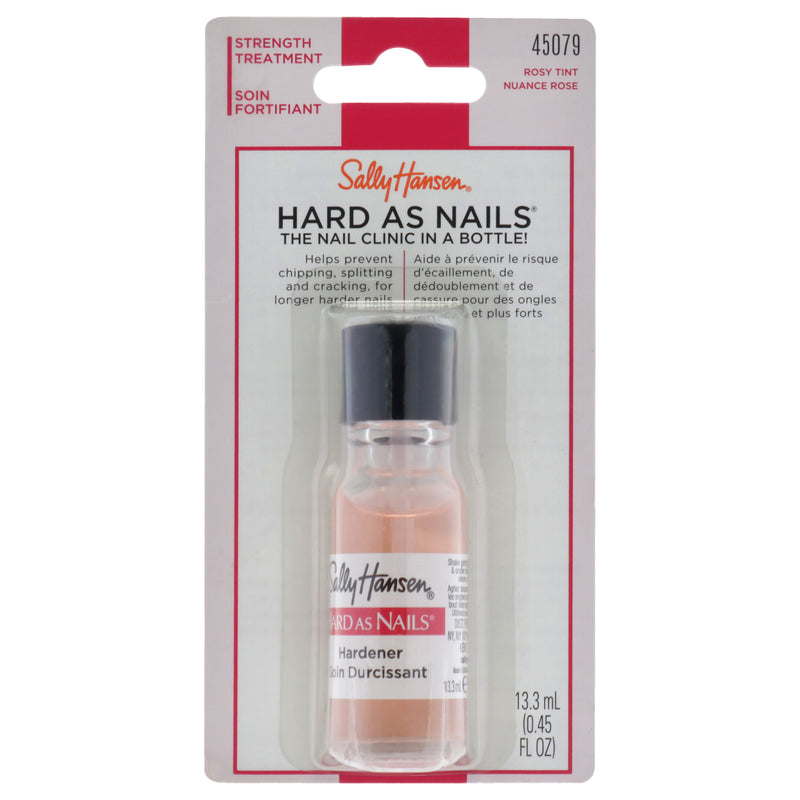 Sally Hansen Hard As Nail StrengthTreatment - 45079 Rosy Tint by Sally Hansen for Women - 0.45 oz Nail Treatment