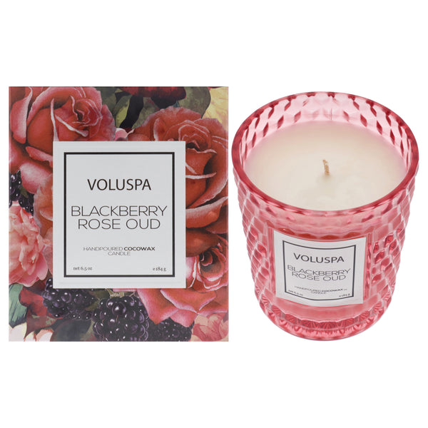 Voluspa Blackberry Rose Oud Classic Candle by Voluspa for Unisex - 6.5 oz Candle