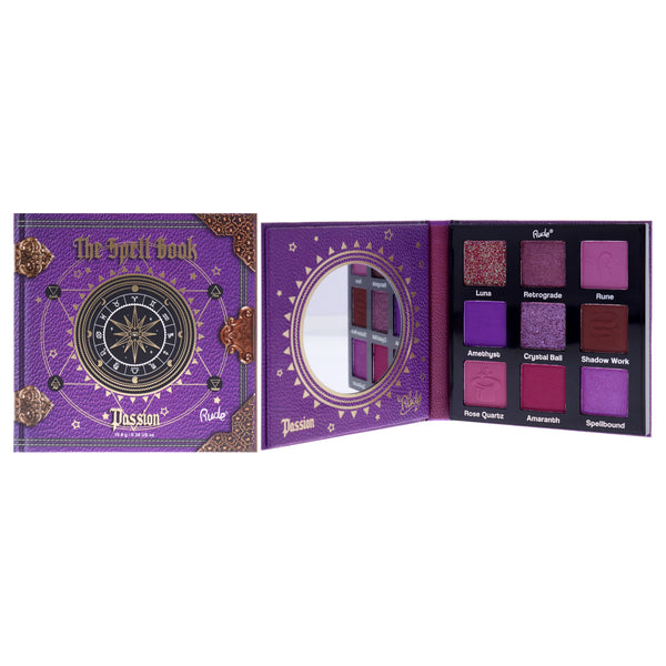 Rude Cosmetics The Spell Book Palette - Passion by Rude Cosmetics for Women - 0.38 oz Eye Shadow