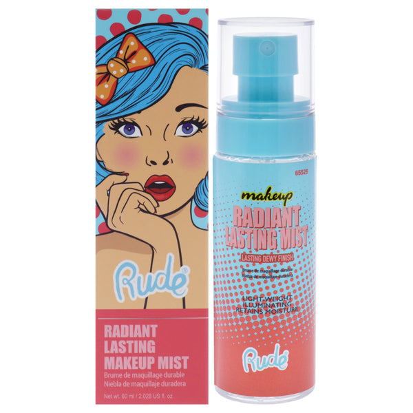 Rude Cosmetics Radiant Lasting Makeup Mist by Rude Cosmetics for Women - 2 oz Mist