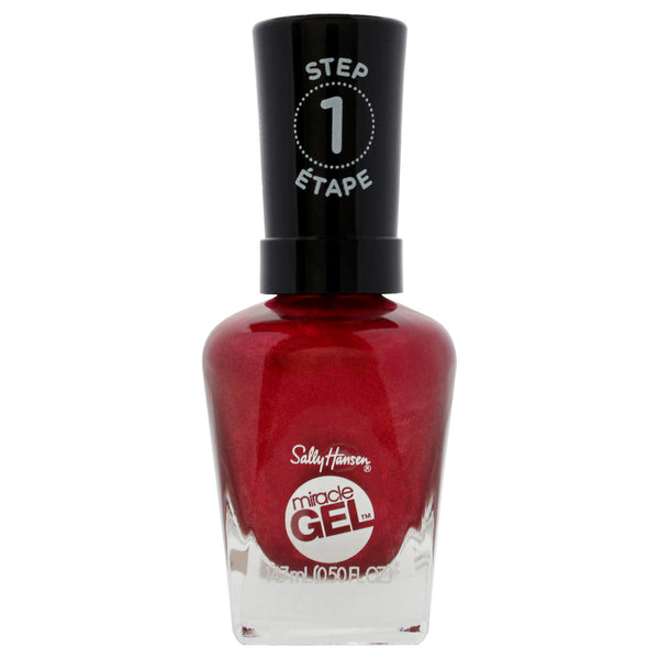 Sally Hansen Miracle Gel - 469 Bordeaux Glow by Sally Hansen for Women - 0.5 oz Nail Polish