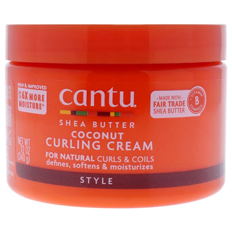 Cantu Shea Butter Coconut Curling Cream by Cantu for Unisex - 12 oz Cream