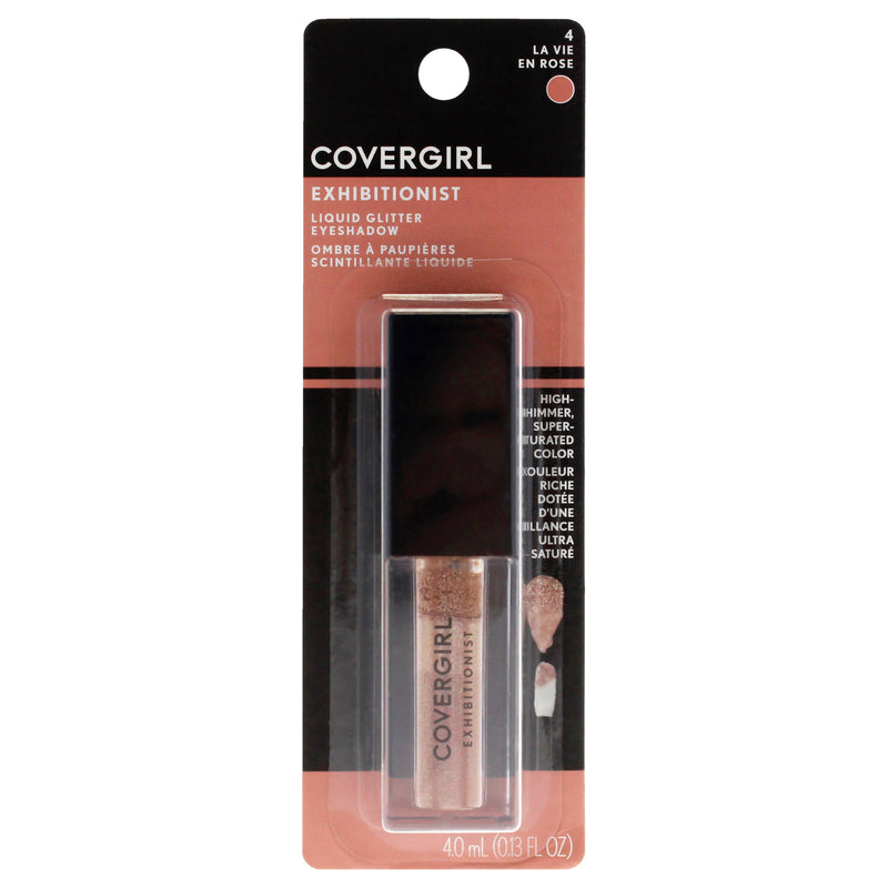 Covergirl Exhibitionist Liquid Glitter Eyeshadow - 4 La Vie En Rose by CoverGirl for Women - 0.13 oz Eye Shadow