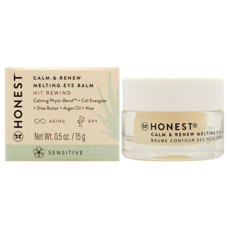 Honest Calm And Renew Melting Eye Balm by Honest for Women - 0.5 oz Balm