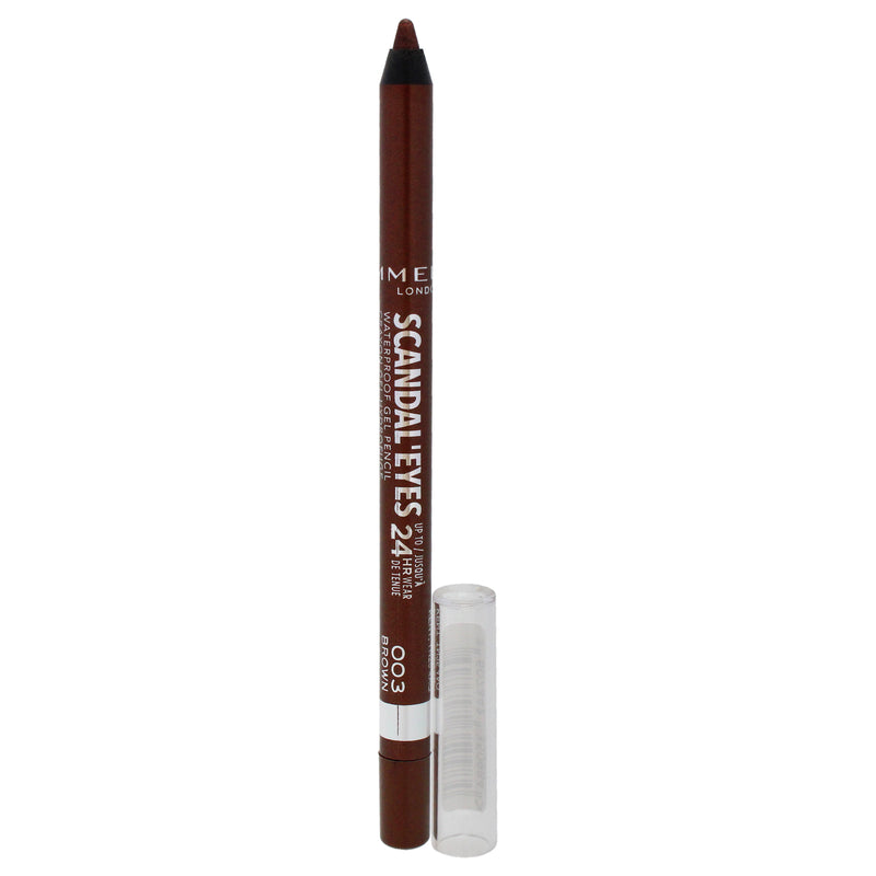 Rimmel London Scandaleyes 24Hr Waterproof Gel Pencil - 003 Brown by Rimmel London for Women - 0.04 oz Eyeliner