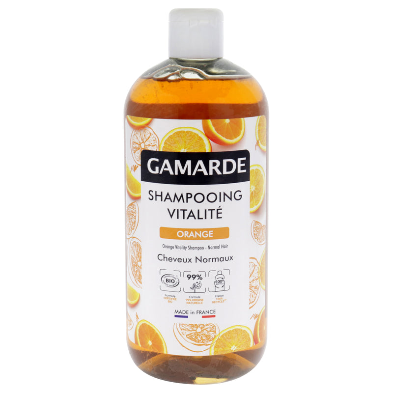 Orange Vitality Shampoo - Normal Hair by Gamarde for Unisex - 16.9 oz Shampoo