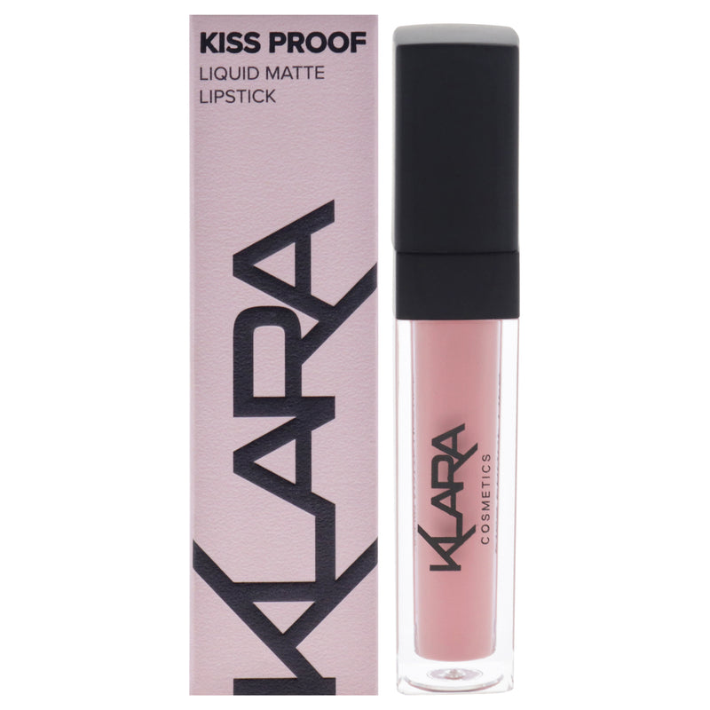 Kiss Proof Lipstick Liquid Matte - 24 Sexy Kitten by Klara for Women - 0.27 oz Lipstick