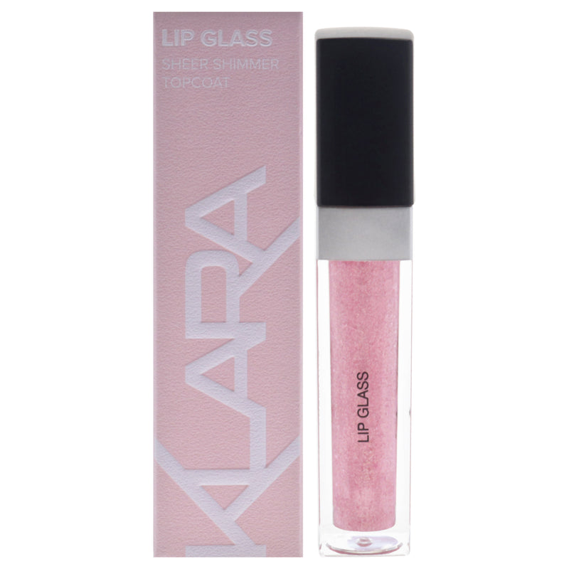 Lip Glass Lipstick - 002 Pink Quartz by Klara for Women - 0.27 oz Lip Gloss