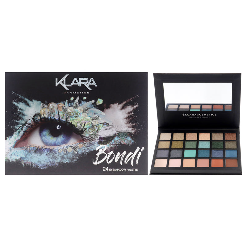 24 Eyeshadow Palette - Bondi by Klara for Women - 1.68 oz Eye Shadow