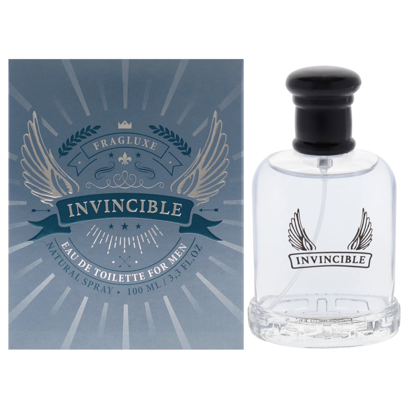 Fragluxe Invincible by Fragluxe for Men - 3.3 oz EDT Spray