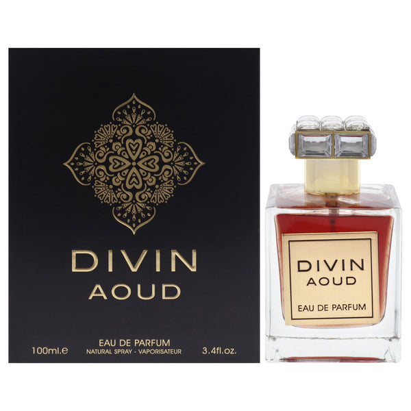 Fragrance World Divin Aoud by Fragrance World for Unisex - 3.4 oz EDP Spray