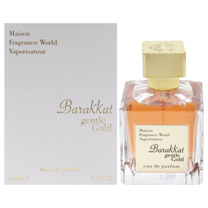 Fragrance World Maison Barakkat Gentle Gold by Fragrance World for Unisex - 3.4 oz EDP Spray