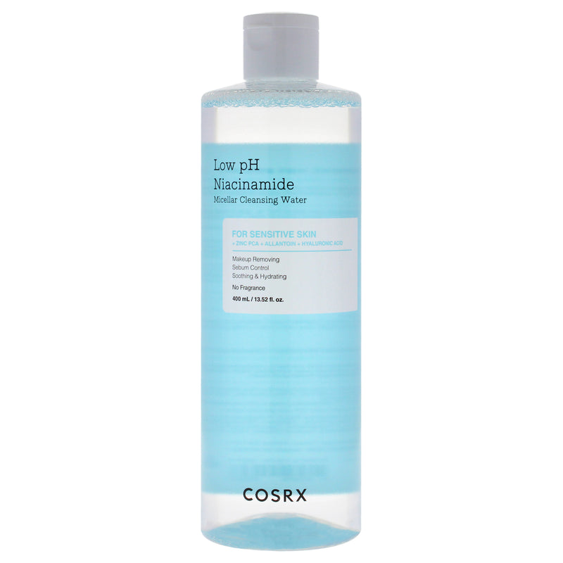 Cosrx Low pH Niacinamide Micellar Cleansing Water by Cosrx for Unisex - 13.52 oz Cleanser