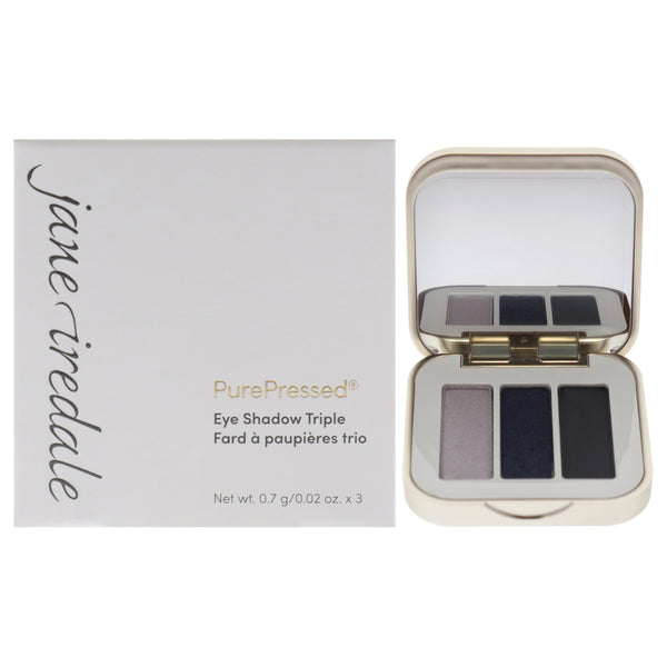 Jane Iredale PurePressed Eyeshadow Triple - Blue Hour by Jane Iredale for Women - 0.06 oz Eye Shadow