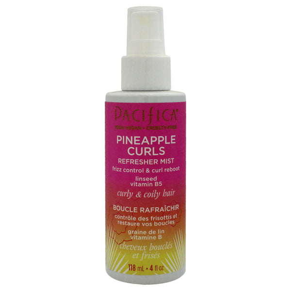 Pineapple Curls Refresher Mist by Pacifica for Women - 4 oz Mist