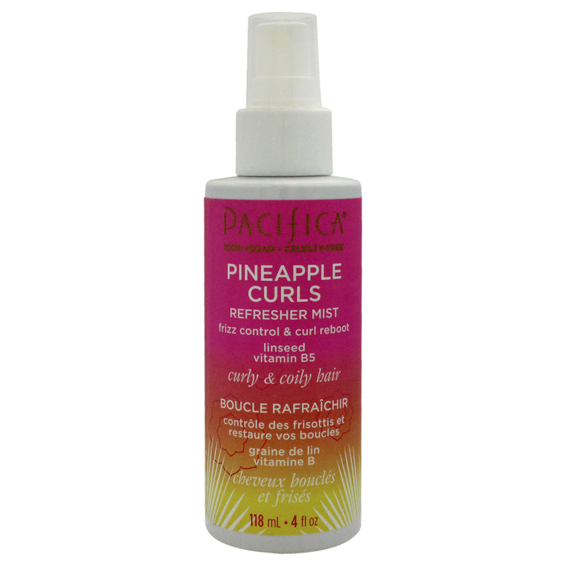 Pineapple Curls Refresher Mist by Pacifica for Women - 4 oz Mist