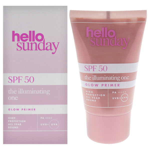 Hello Sunday The Illuminating One Glow Primer SPF 50 PA Plus by Hello Sunday for Unisex - 1.7 oz Primer