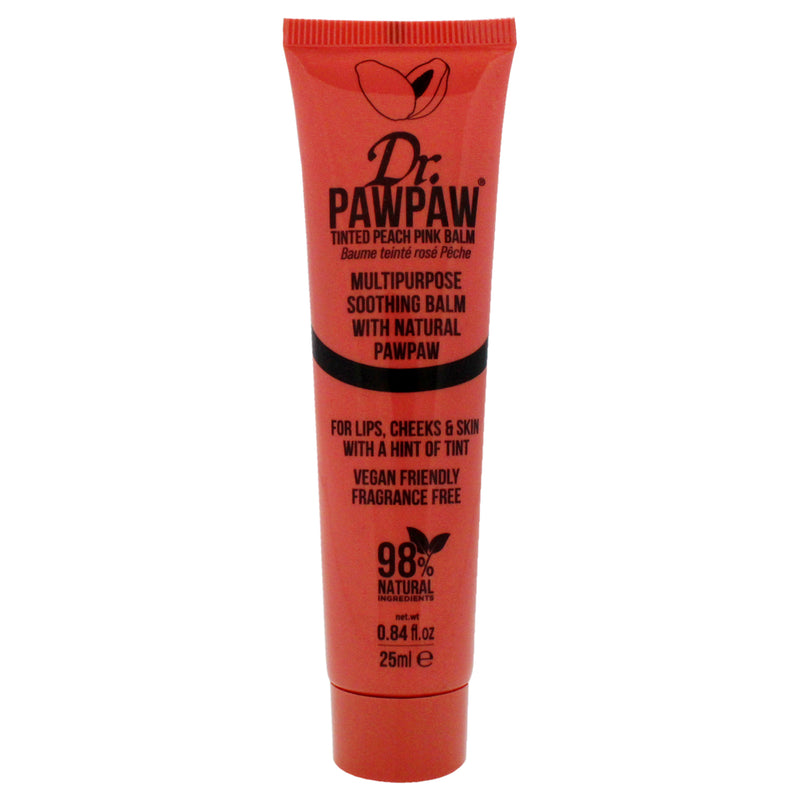 Multipurpose Tinted Balm - Peach Pink by Dr. PawPaw for Women - 0.84 oz Balm