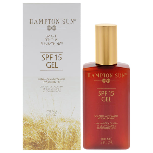 Hampton Sun Gel SPF 15 by Hampton Sun for Unisex - 4 oz Sunscreen