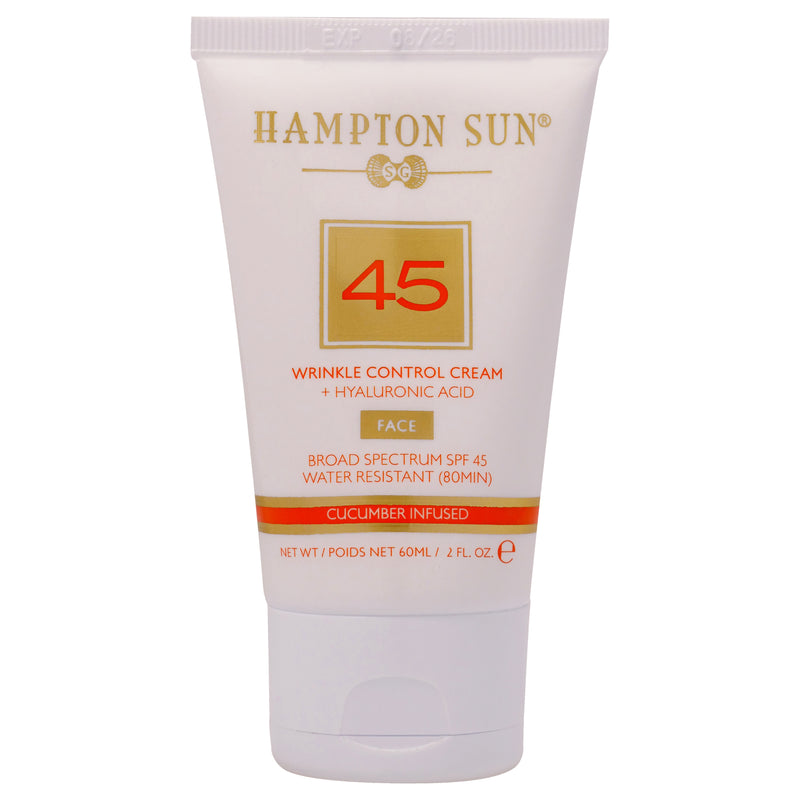 Hampton Sun Wrinkle Control Face Cream SPF 45 by Hampton Sun for Unisex - 2 oz Cream