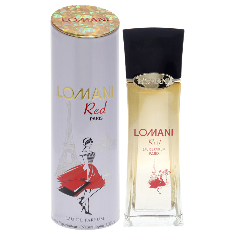 Lomani Red by Lomani for Women - 3.3 oz EDP Spray
