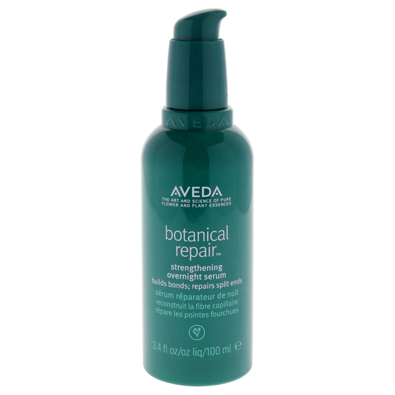 Botanical Repair Strengthening Overnight Serum by Aveda for Women - 3.4 oz Serum