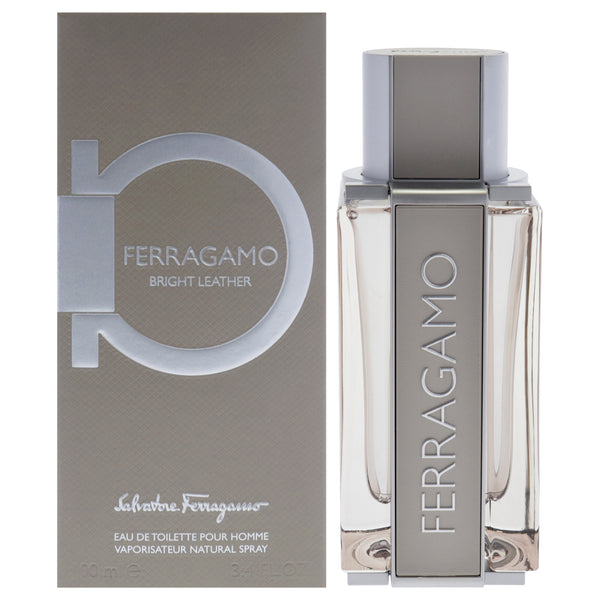 Salvatore Ferragamo Bright Leather by Salvatore Ferragamo for Men - 3.4 oz EDT Spray