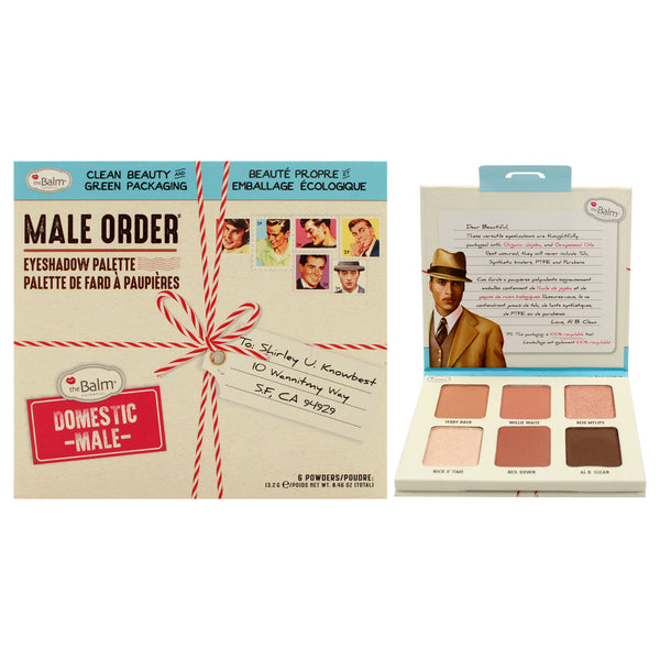 TheBalm Male Order Domestic Eyeshadow Palette by the Balm for Women - 0.46 oz Eye Shadow