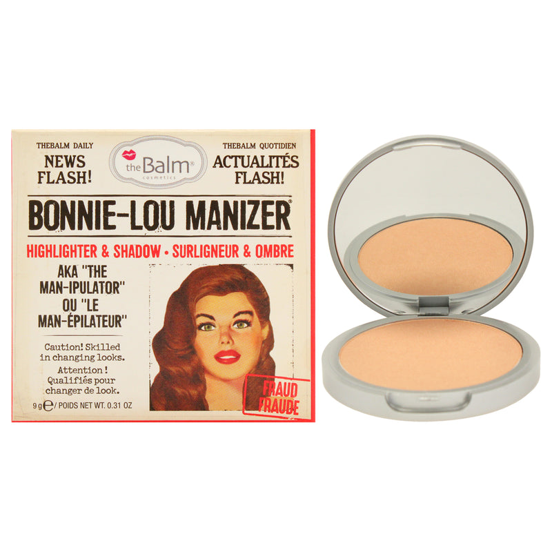 TheBalm Highlighter and Shadow - Bonnie Lou Manizer by the Balm for Women - 0.31 oz Makeup