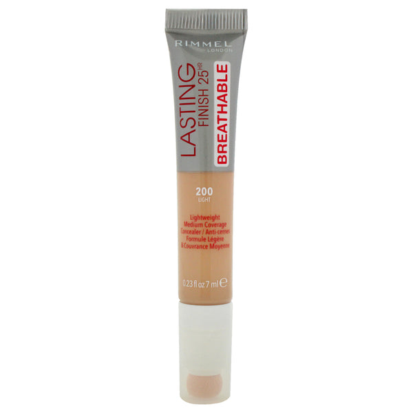 Lasting Finish 25Hr Breathable Concealer - 200 Light by Rimmel London for Women - 0.23 oz Concealer