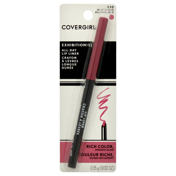 Covergirl Exhibitionist Lip Liner - 230 Mauvelous by CoverGirl for Women - 0.012 oz Lip Liner