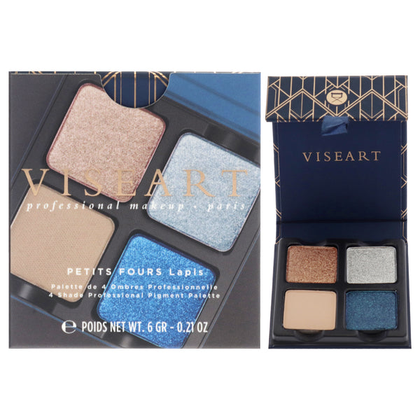 Petits Fours Eyeshadow Palette - Lapis by Viseart Paris for Women - 0.21 oz Eye Shadow