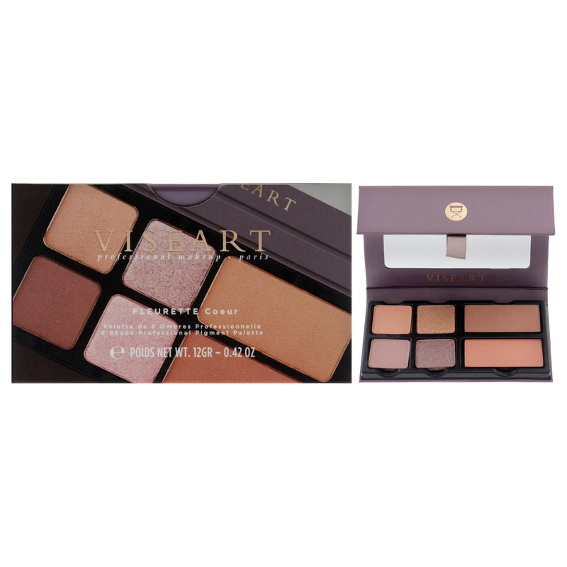 Face Palette - Fleurette Coeur by Viseart Paris for Women - 0.42 oz Makeup