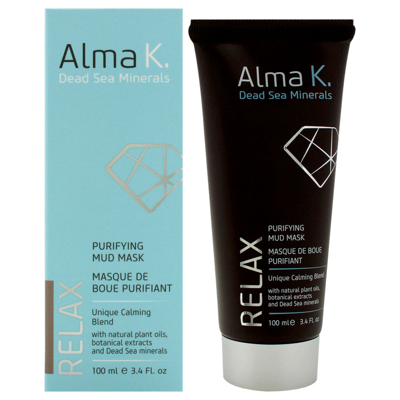 Purifying Mud Mask by Alma K for Women - 3.4 oz Mask