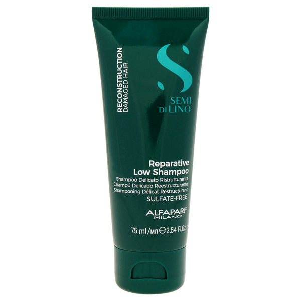 Alfaparf Milano Semi Di Lino Reconstruction Reparative Low Shampoo by Alfaparf Milano for Unisex - 2.54 oz Shampoo