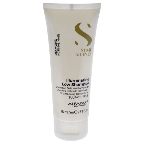 Semi Di Lino Diamond Illuminating Low Shampoo by Alfaparf Milano for Unisex - 2.54 oz Shampoo