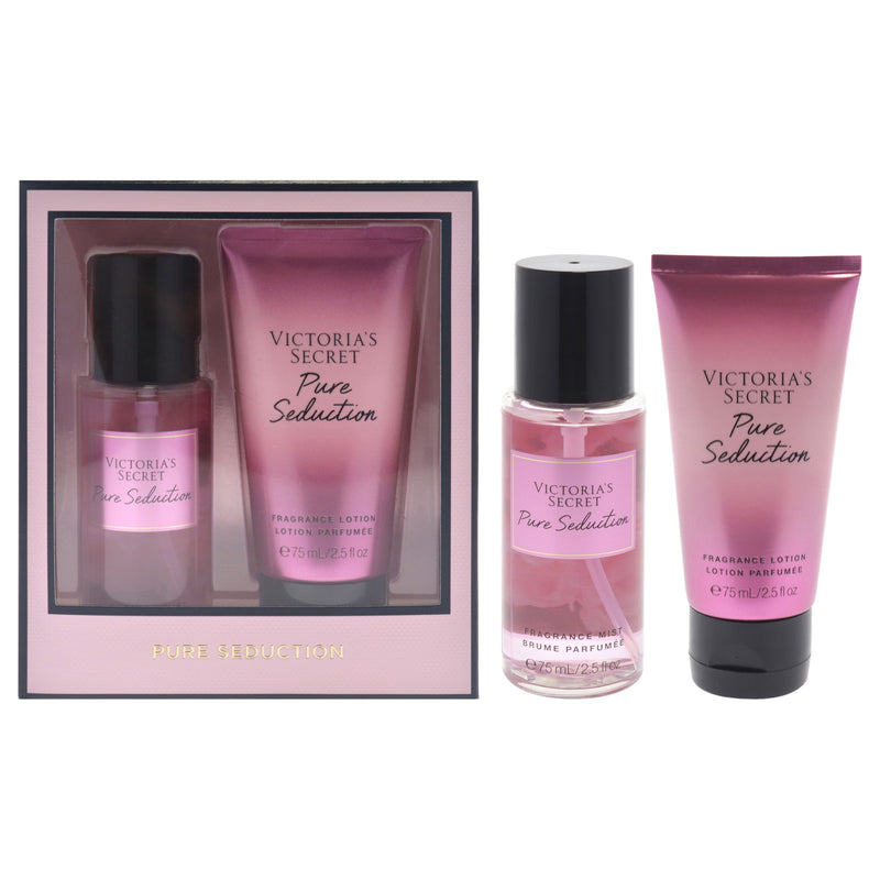 Victoria's Secret Pure Seduction Set by Victorias Secret for Women - 2 Pc Gif Set 2.5oz Fragance Mist, 2.5oz Fragance Lotion