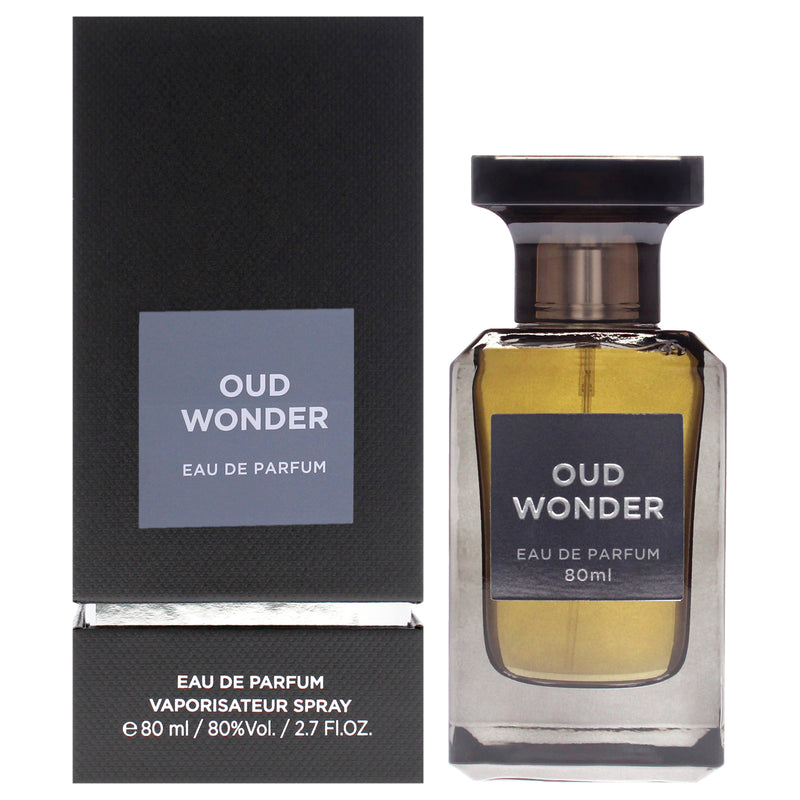 Oud Wonder by Fragrance World for Men - 2.7 oz EDP Spray