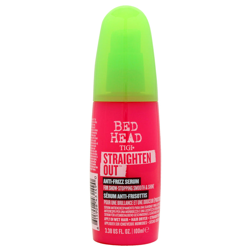 Tigi Bed Head Straighten Out Anti-Frizz Serum by Tigi For Women - 3.38 oz Serum