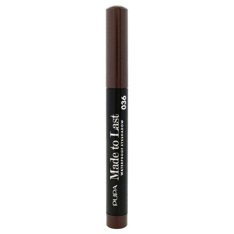 Made To Last Waterproof  Eyeshadow - 036 Wood Brown by Pupa Milano for Women - 0.049 oz Eye Shadow