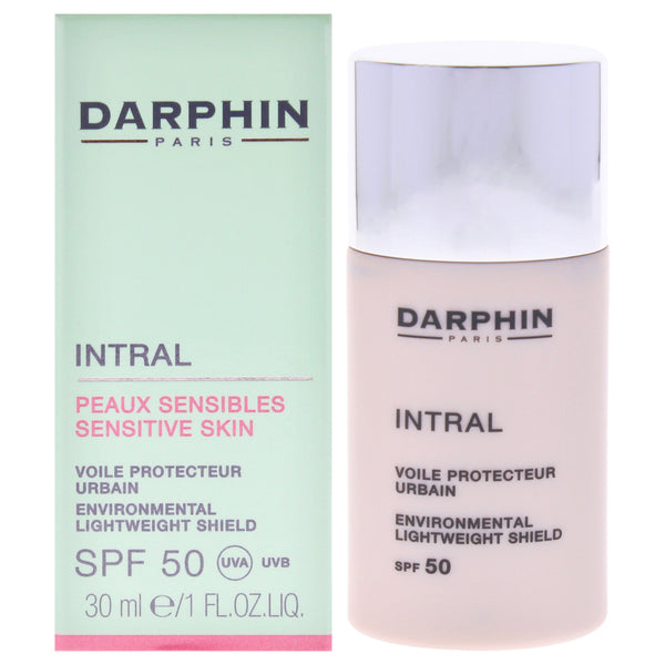 Intral Environmental Lightweight Shield SPF 50 by Darphin for Women - 1 oz Sunscreen