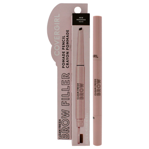 Clean Fresh Brow Filler - 500 Medium Brown by CoverGirl for Women - 0.007 oz Eyebrow Pencil