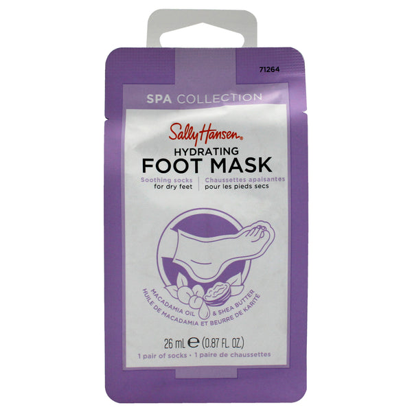 Spa Collection Hydrating Foot Mask by Sally Hansen for Women - 2 Pc Mask