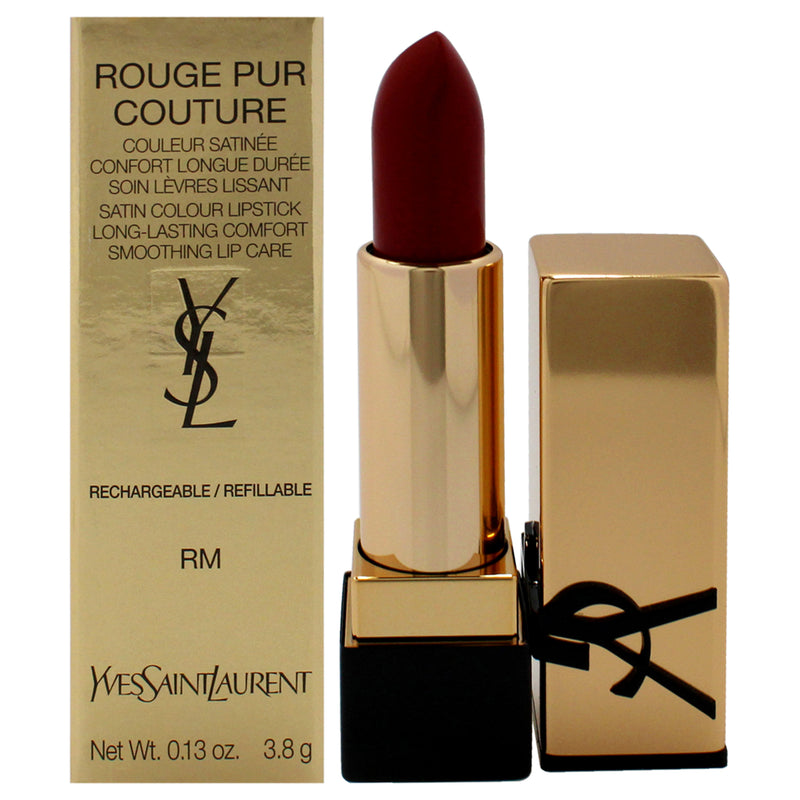 Rouge Pur Couture Satin Lipstick - RM Rouge Muse by Yves Saint Laurent for Women - 0.13 oz Lipstick